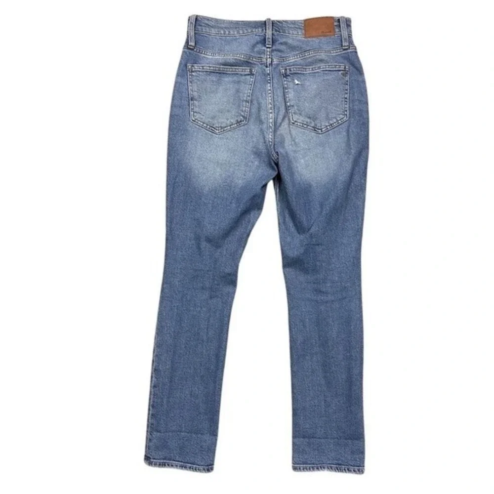 Madewell Women's Perfect Vintage Jean Size 25 Blue‎ Distressed Denim High Rise